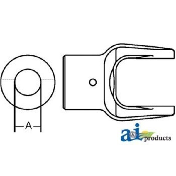 Implement Yoke, Round Bore, 1.250